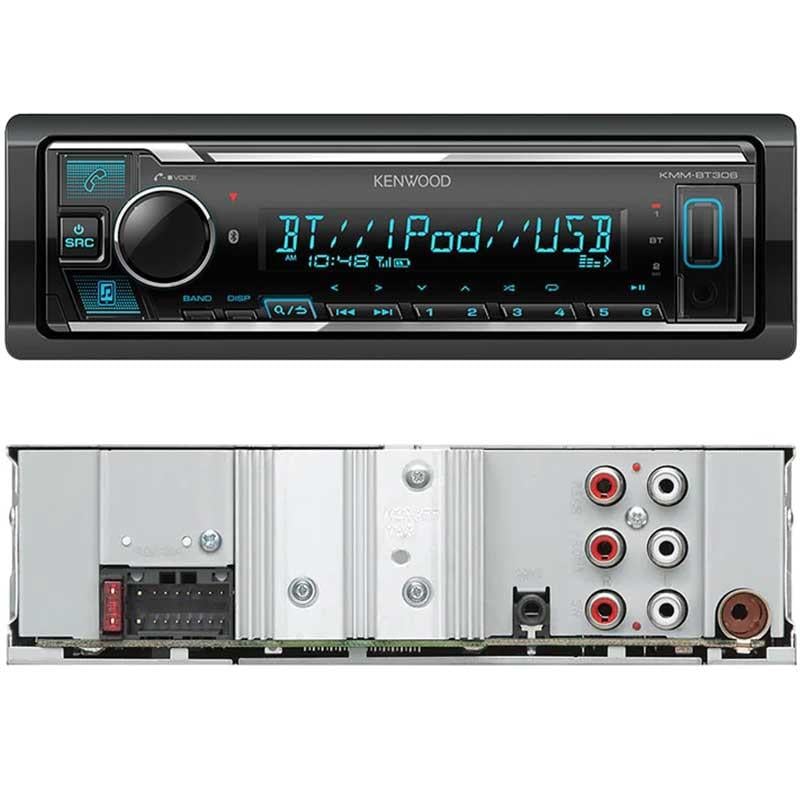 KENWOOD KMM-BT306 3 ANFİ ÇIKIŞLI USB/FM/AUX/BLUETOOTH OTO TEYP 4X50 WATT
