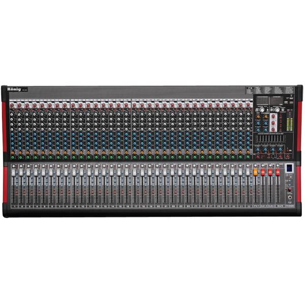 KÖNİG KS-3200 32 XRL USB-BT-MP3 RECORDING 2X99 DSP EFFECT 11 BANT EQ DECK MIXER