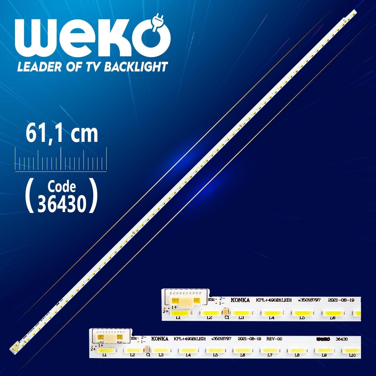 KPL+490B1LED1 35018797 37024855 35018796 64 LEDLİ 61.1 CM