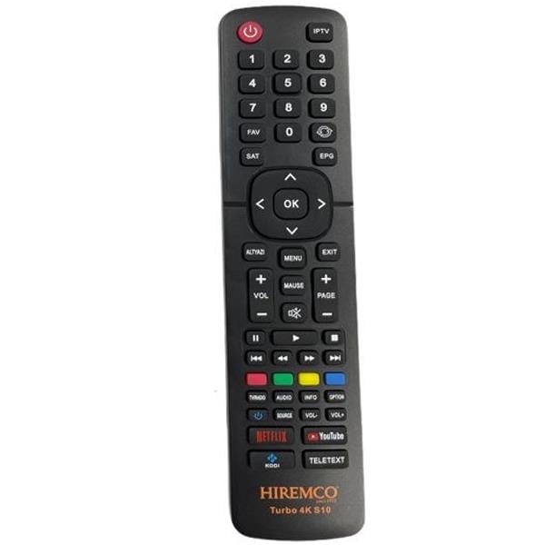 KR HIREMCO TURBO 4K S10 YOUTUBE-NETFLIX TUŞLU HD UYDU KUMANDASI