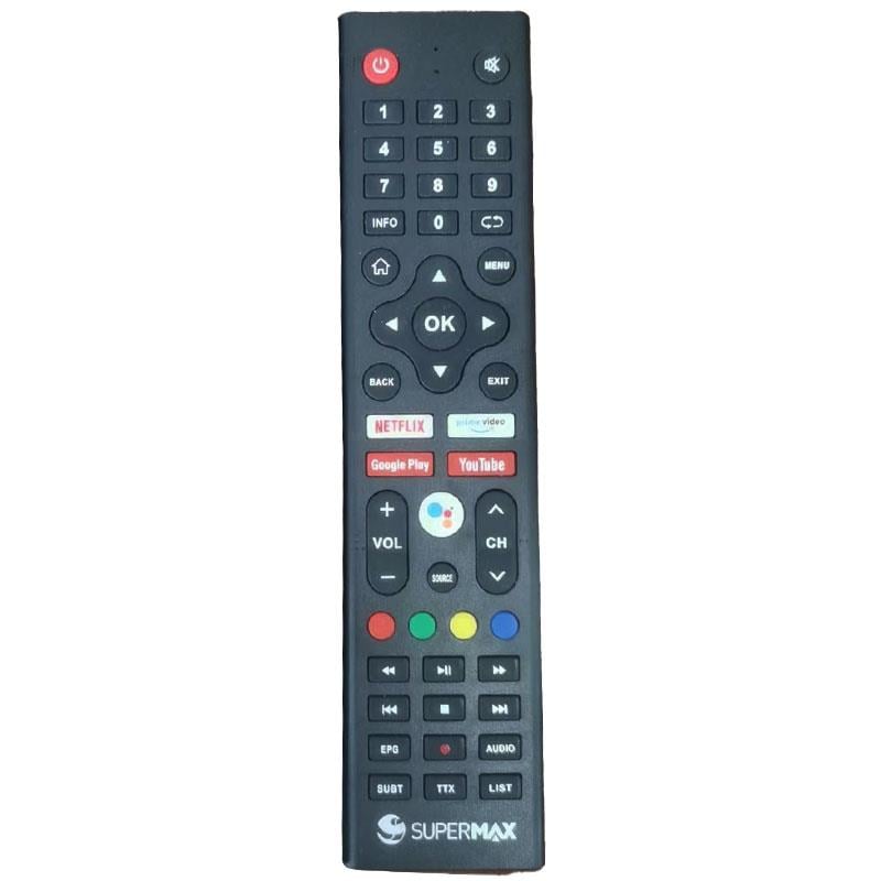 KR SUPERMAX NETFLIX-GOOGLE PLAY-YOUTUBE-PRIME VIDEO TUŞLU ANDROID TV BOX KUMANDA