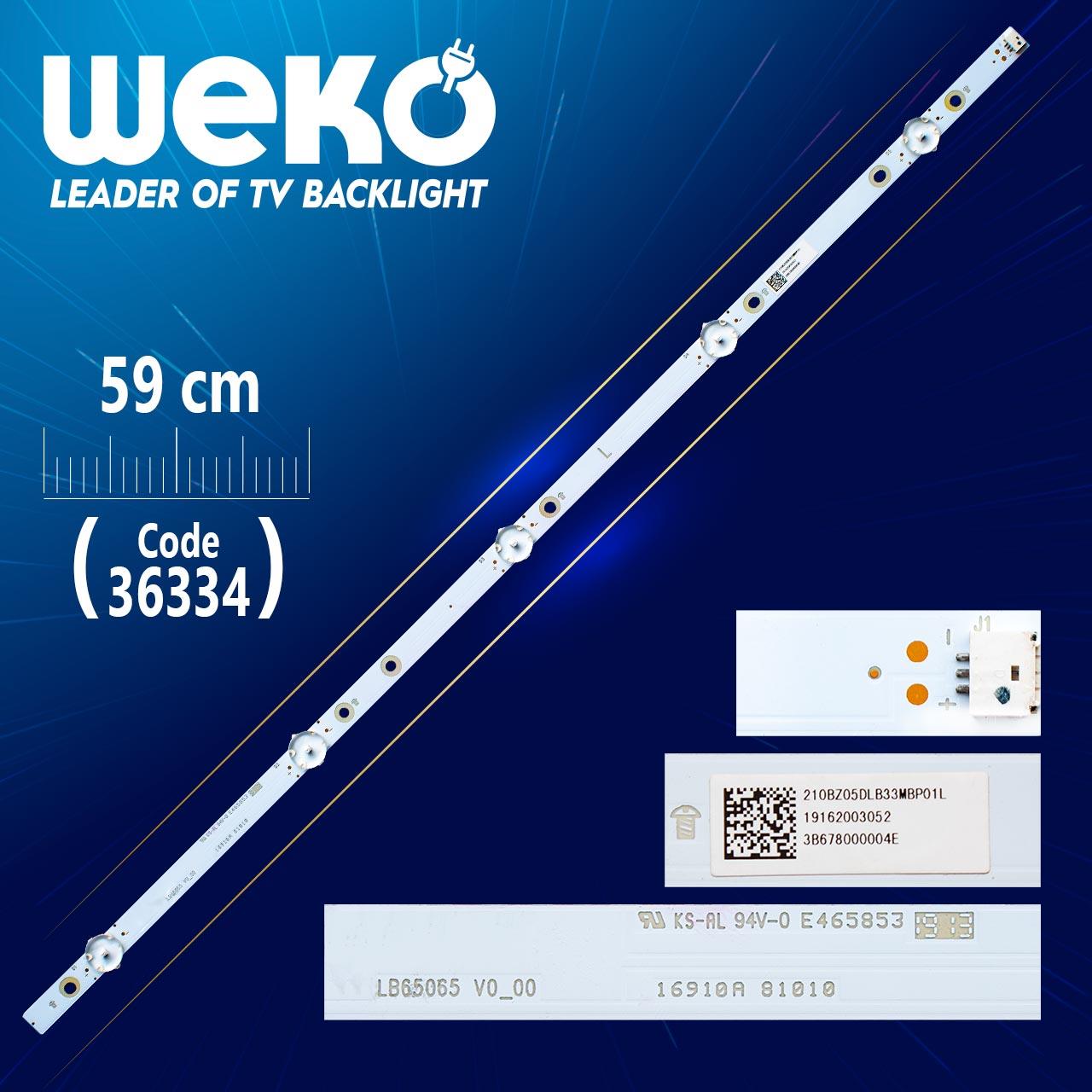 LB65065 V0_00  210BZ05DLB33MBP01L  5 LEDLİ L 59 CM