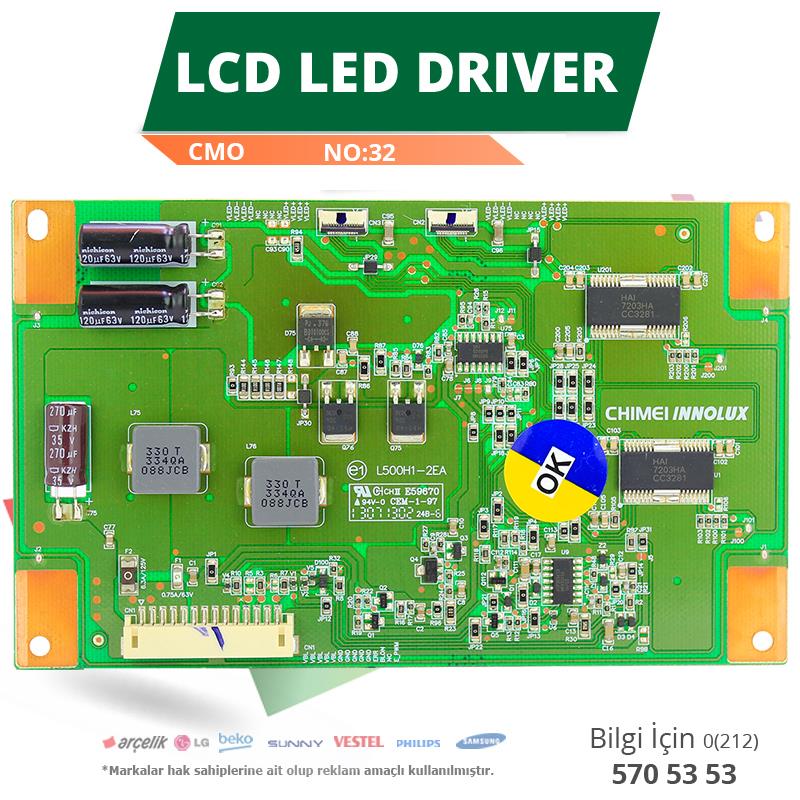 LCD LED DRIVER CMO (L500H1-2EA,L500H1-2EA-C112C) (V500HJ1-LE2,V500HJ1-LE1) (NO:32)