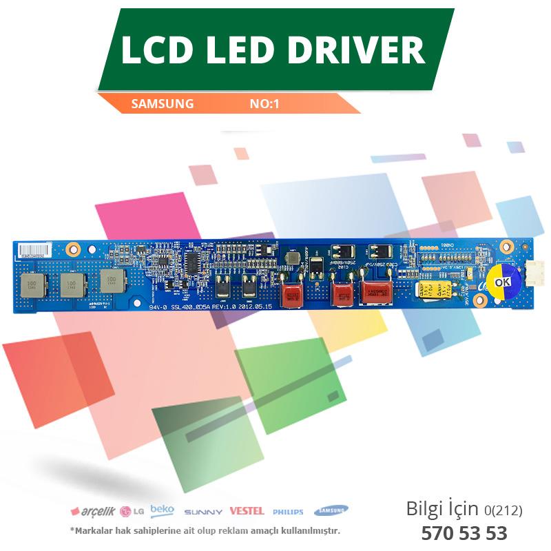 LCD LED DRIVER SAMSUNG (SSL400_0D5A REV1.0) (LTA400HM23) (NO:1) (13662* İLE AYNI)