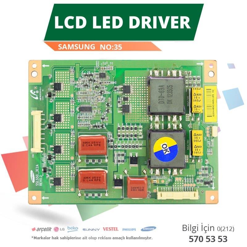 LCD LED DRIVER SAMSUNG (SSL550_3E2A REV0.2) (LTA550HQ14) (NO:35)