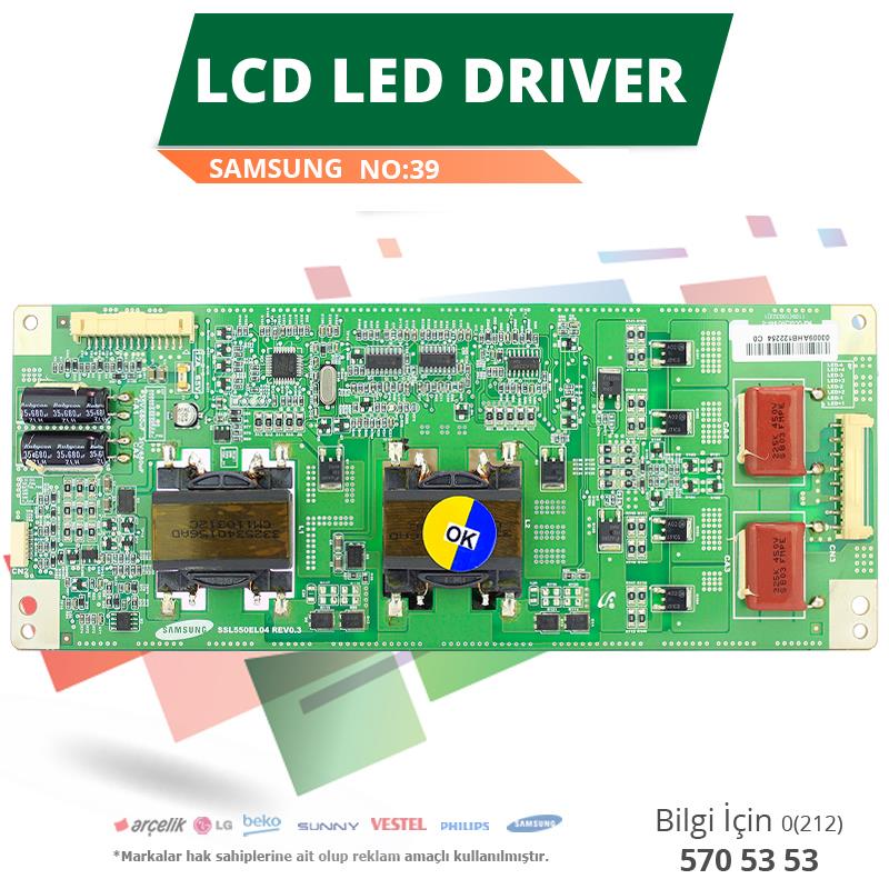 LCD LED DRIVER SAMSUNG (SSL550EL04 REV0.3) (LTA550HQ06) (NO:39)