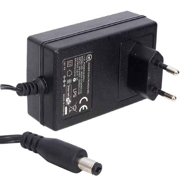 LEADER 12 VOLT - 2 AMPER 5.5*2.5 UÇLU PLASTİK KASA PRİZ TİPİ ADAPTÖR