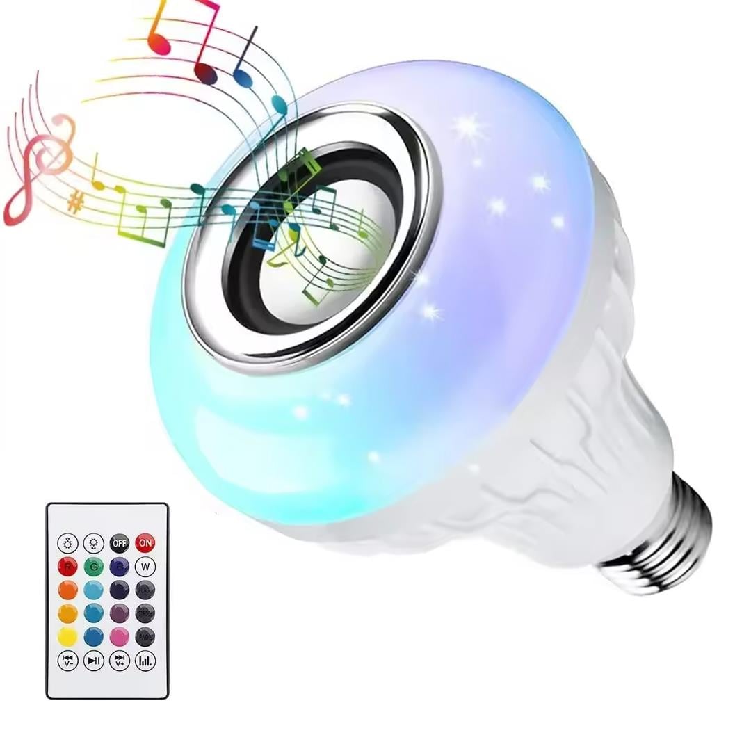 LEDX AL-SPKR KUMANDALI  BLUETOOTH HOPARLÖR 500 LÜMEN RGB LEDLİ E27 LAMBA