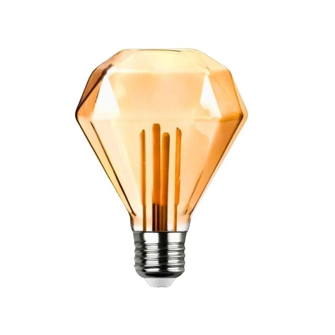 LEDX GD-95 DİAMOND ELMAS KESİM 5 WATT AMBER RUSTİK AMPUL