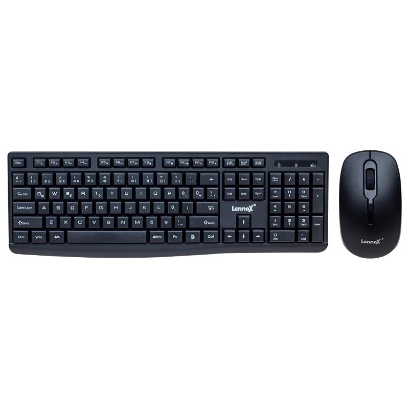 LENNOX V31 KABLOSUZ TURKÇE Q KLAVYE - 1600 DPI MOUSE SET