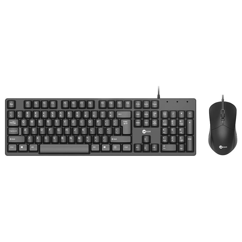 LENOVO LECOO CM101 USB KABLOLU SİYAH Q KLAVYE   MOUSE SET