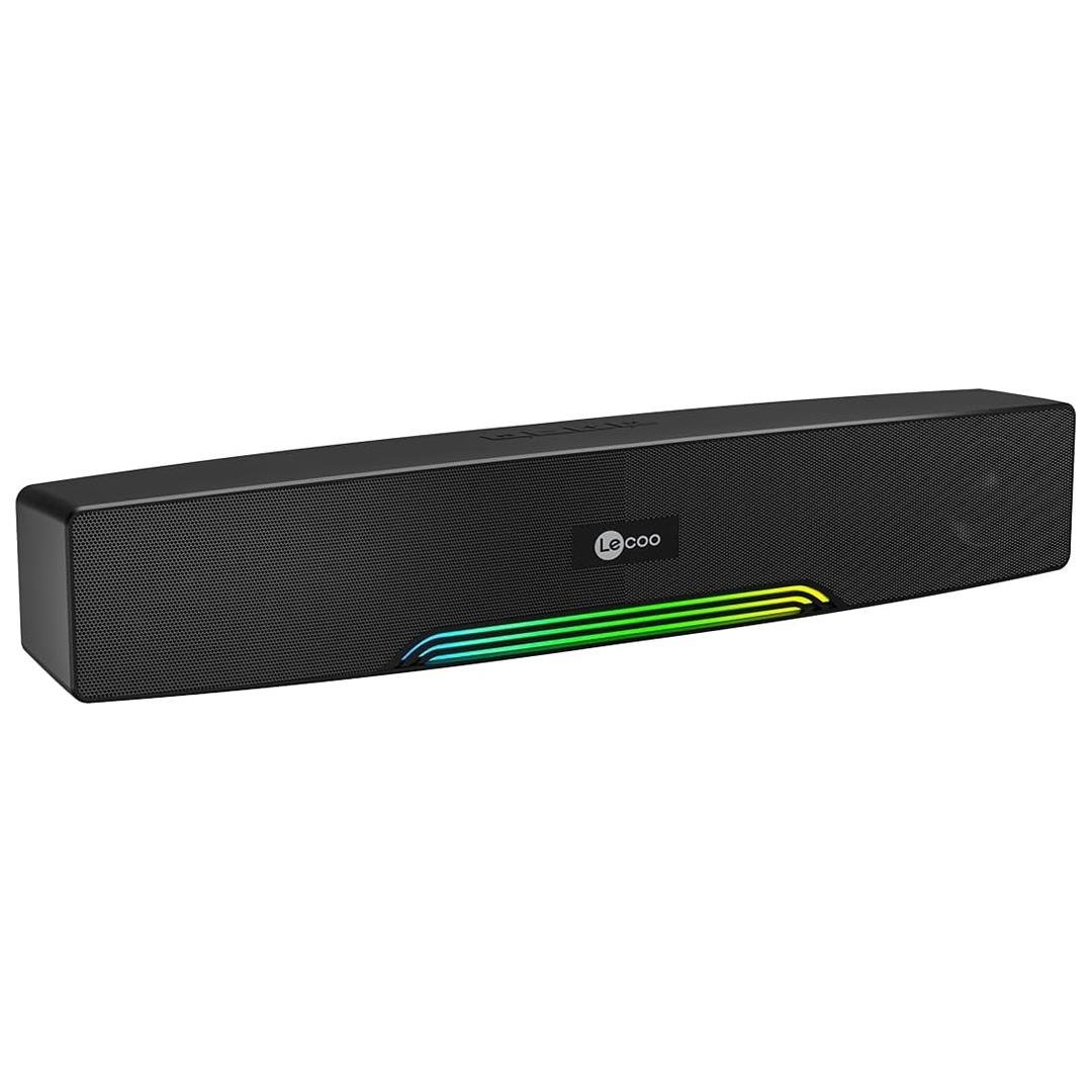 LENOVO LECOO DS109 USB-SD-AUX-BLUETOOTH 5.0 STEREO 10 W TAŞINABİLİR SOUNDBAR SPEAKER SİYAH HOPARLÖR
