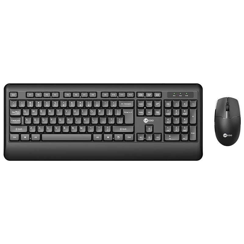 LENOVO LECOO KW202 KABLOSUZ SİYAH Q KLAVYE   MOUSE SET