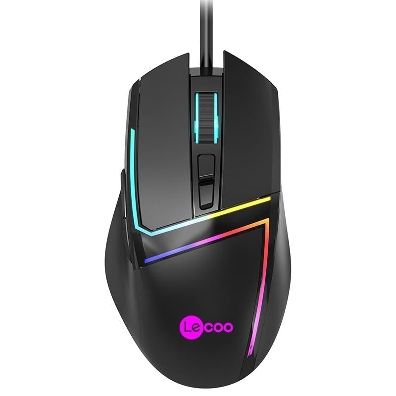 LENOVO LECOO MS106 3200 DPI 7 TUŞLU KABLOLU RGB LED AYDINLATMALI GAMING MOUSE