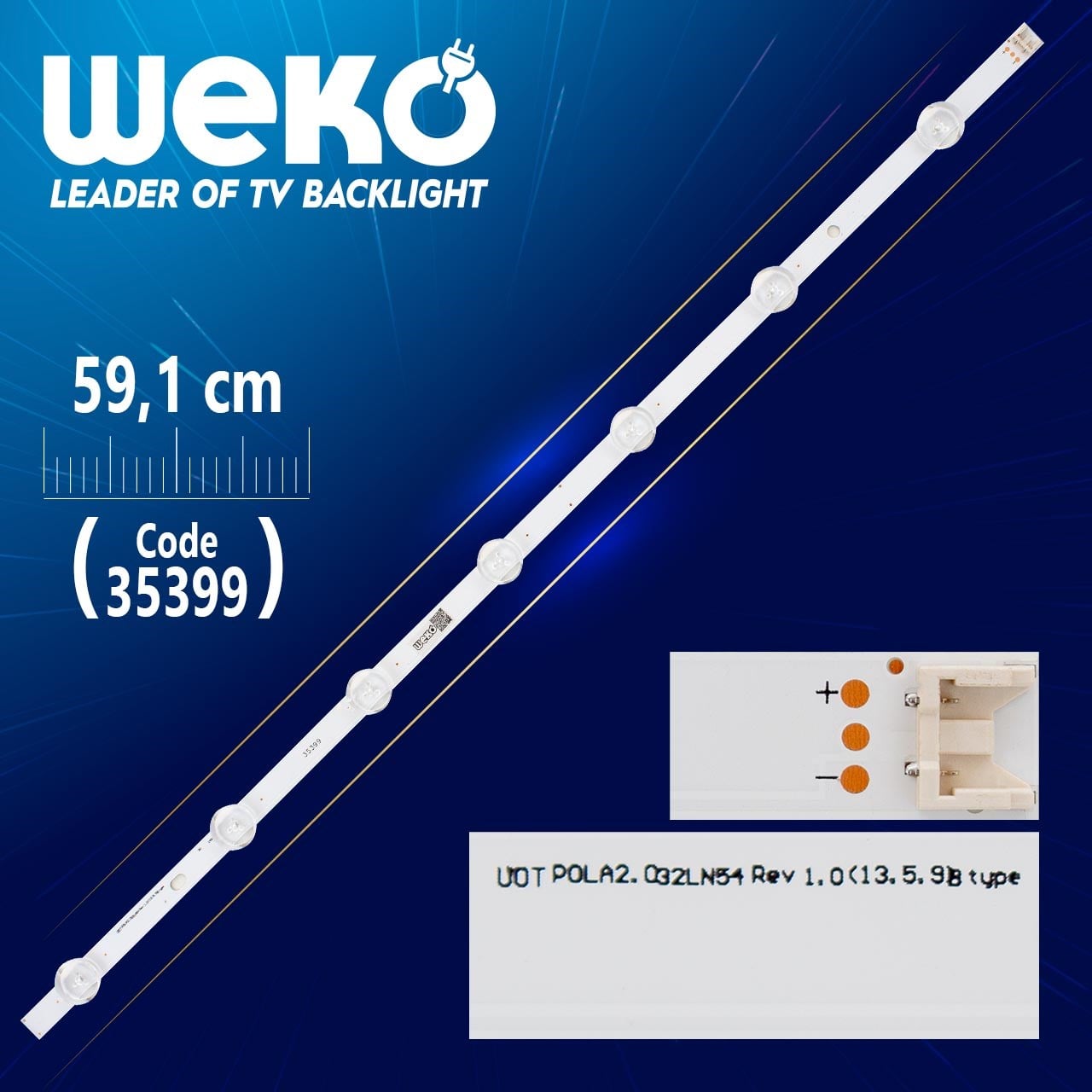 LG INNOTEK POLA2.0 32'' B TYPE REV0.0 - 59.1 CM 7 LEDLİ - (WK-309)