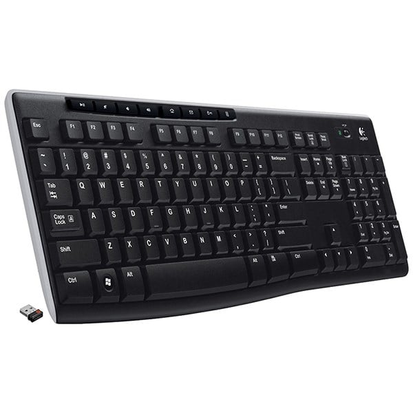 LOGİTECH K270 KABLOSUZ USB Q TR MULTİMEDYA SİYAH KLAVYE