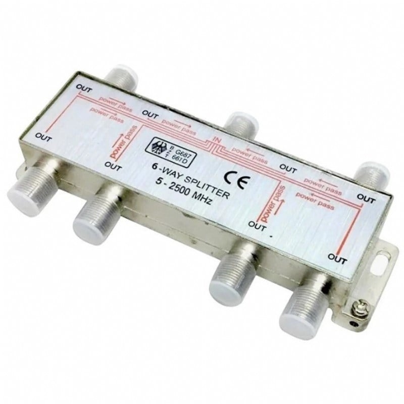 MAG MG-1510 1/6 6 WAY 5-2500 MHZ UYDU DAĞITICISI SPLITTER