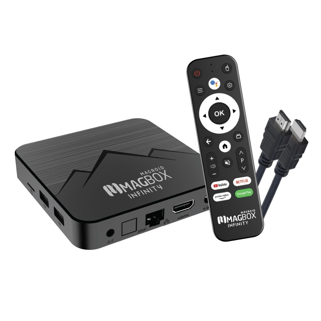Magbox Magroid Infinity 64 GB HDd 4 GB Ram Bluetooth 5G Android TV Box Fiyatı - Merter Elektronik
