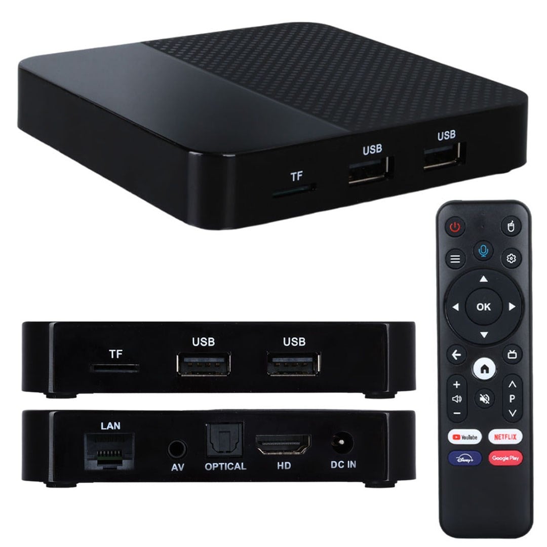 MAGBOX MAGROID PRO H616 4+64 2.4G+5G SES KOMUTLU BT KUMANDALI ANDROID BOX (ANDROID 12)