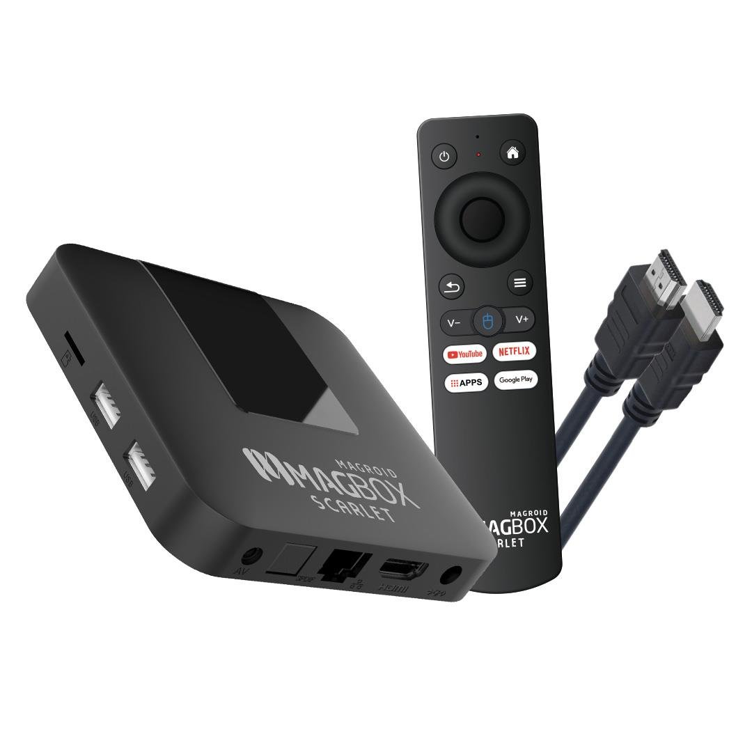Magbox Magroid Scarlet 16 GB HDd 2 GB Ram 2.4G H313 Cpu Android TV Box Fiyatı - Merter Elektronik
