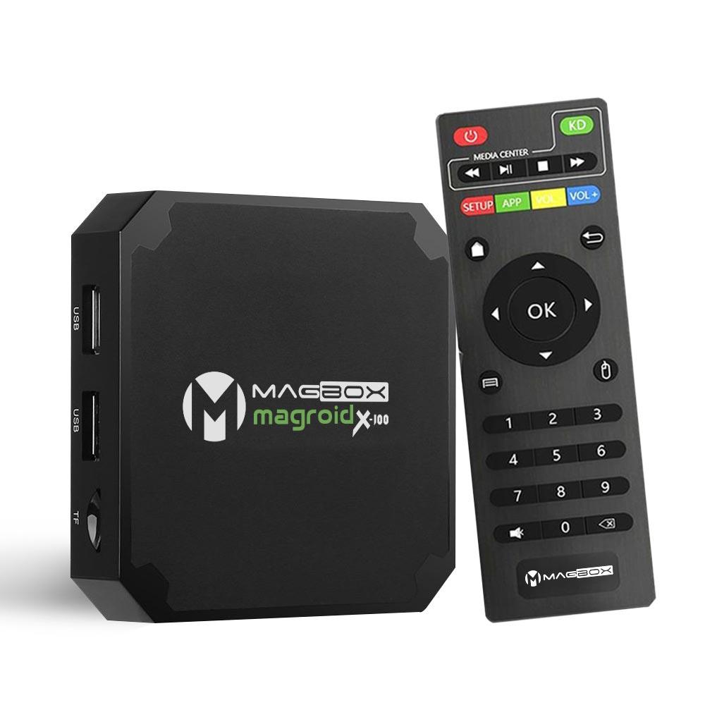MAGBOX MAGROID X-100 S905W 2 GB DDR RAM 16 GB ROM 4K ULTRA HD MİNİ ANDROID 9.0 4K TV BOX