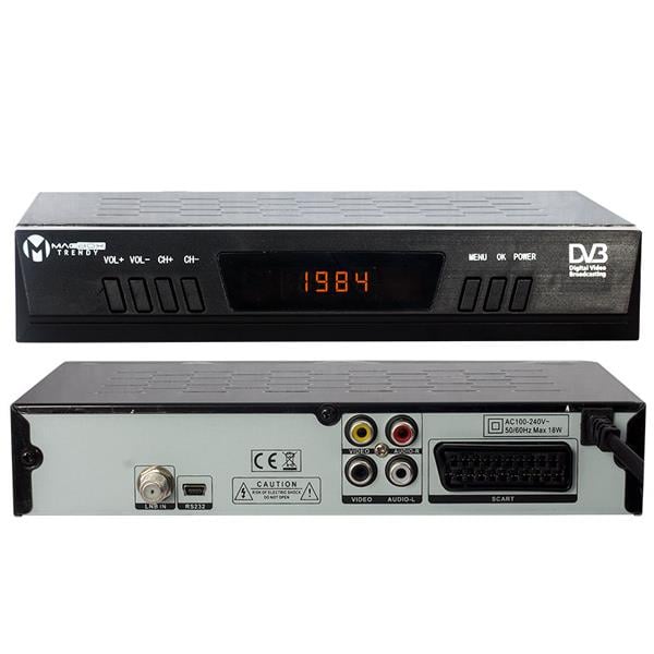 MAGBOX TRENDY SD KASALI UYDU ALICISI (SCART+RCA+DISPLAY)(KUMANDA:3041)