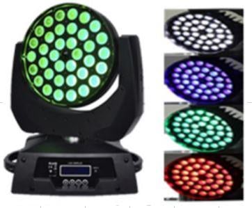 MAGICVOICE 10 WATT 36RGBW 4IN1 PLASTİK KASA ZOOM AYDINLATMA
