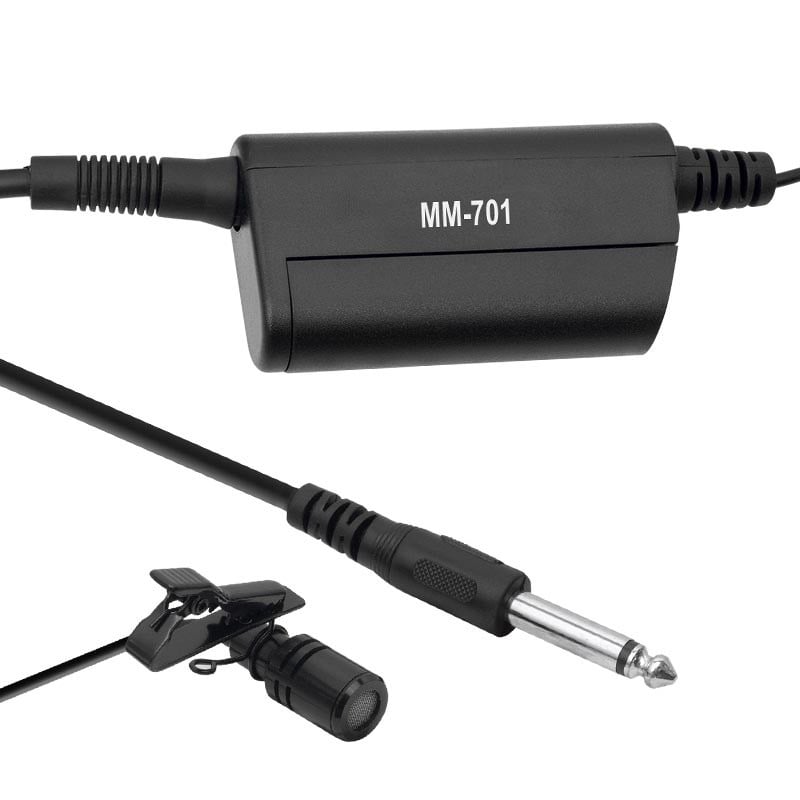 MAGICVOICE MM-701 600 OHM 5 METRE KABLOLU YAKA MİKROFONU