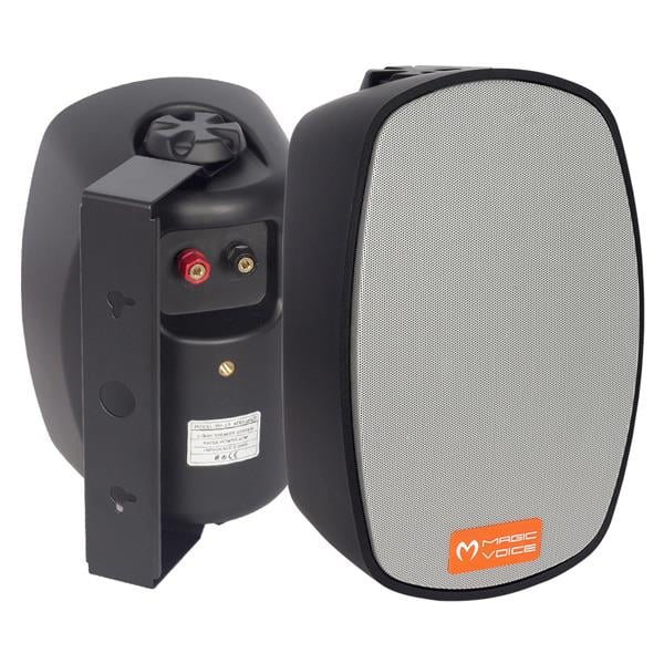 MAGICVOICE MV-23 12 CM 40 WATT 2Lİ TAKIM SİYAH TRAFOSUZ SÜTUN HOPARLÖR