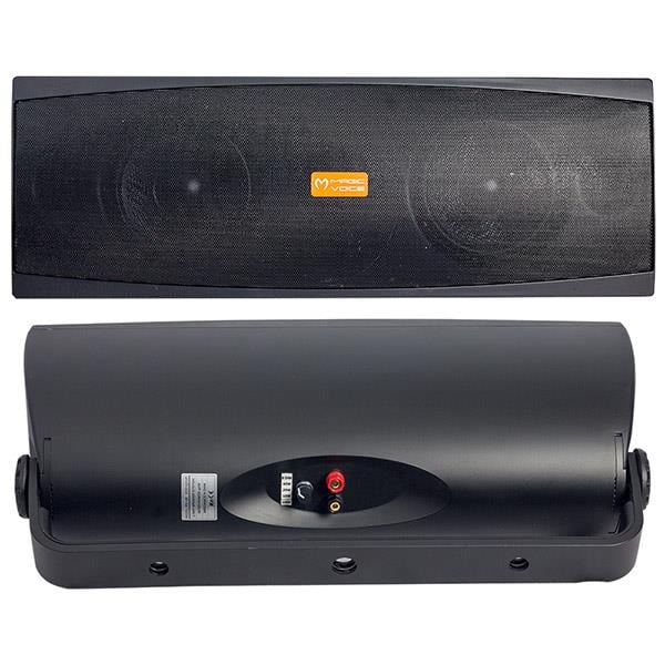 MAGICVOICE MV-28TRF 2X13 CM 40 WATT SİYAH TRAFOLU TEKLİ SÜTUN HOPARLÖR