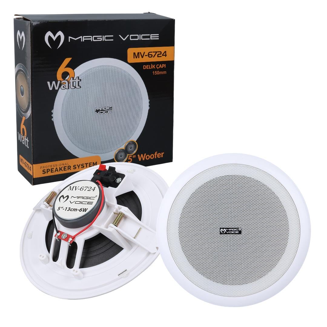 MagicVoice MV-6724 13 CM 6 Watt 8 Ohm 5 MagicVoice MV-6724 13 CM 6 Watt 8 Ohm 5