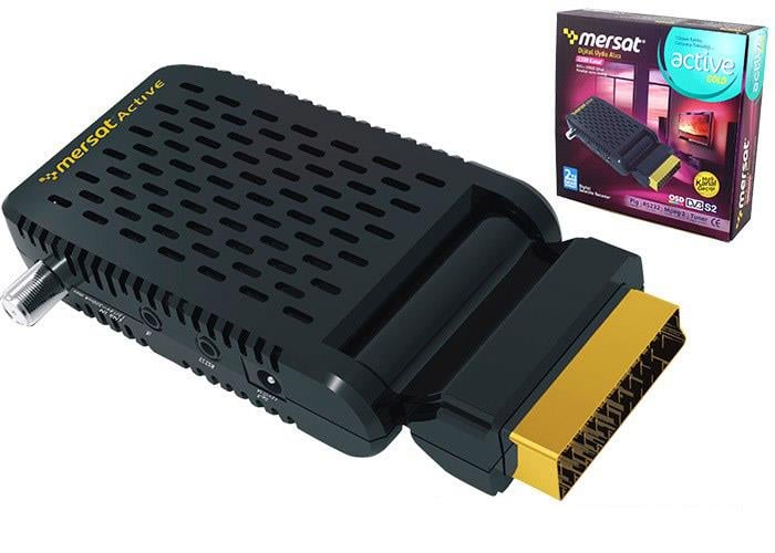 MERSAT ACTIVE SCART MINI FTA UYDU ALICISI