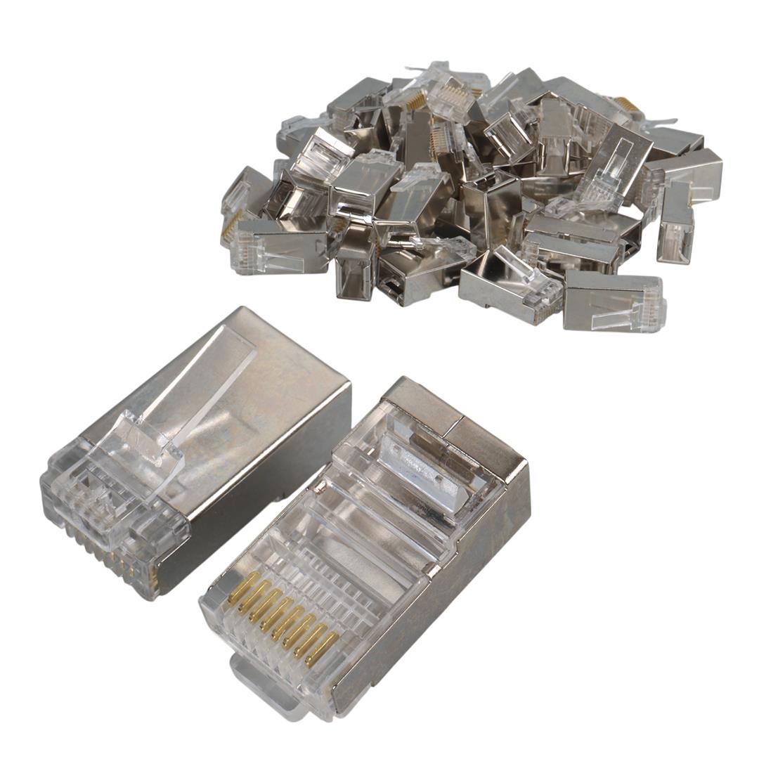 Metal RJ45 Cat5 100 Adet Metal Uç 8p/8c Fiyatı - Merter Elektronik