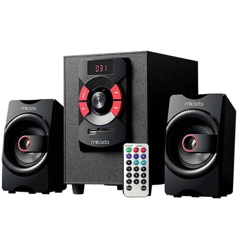 MIKADO MD-216BT 2+1 8W+3W*2 SİYAH USB+SD+FM+BLUETOOTH DESTEKLİ SPEAKER - HOPARLÖR