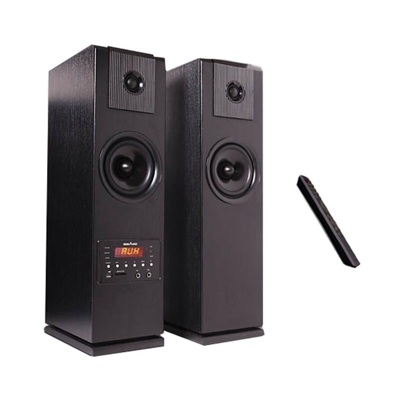 MIKADO MD-92FM UZAKTAN KUMANDA AC 220V 1+1 SPEAKER - HOPARLÖR (USB+SD+FM RADYOLU)