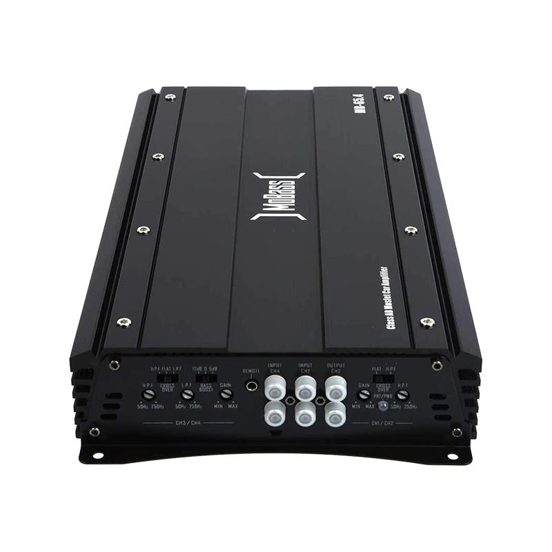 MOBASS MB-65.4 4 KANAL 2500 WATT OTO ANFİ (BASS KONTROLLÜ)
