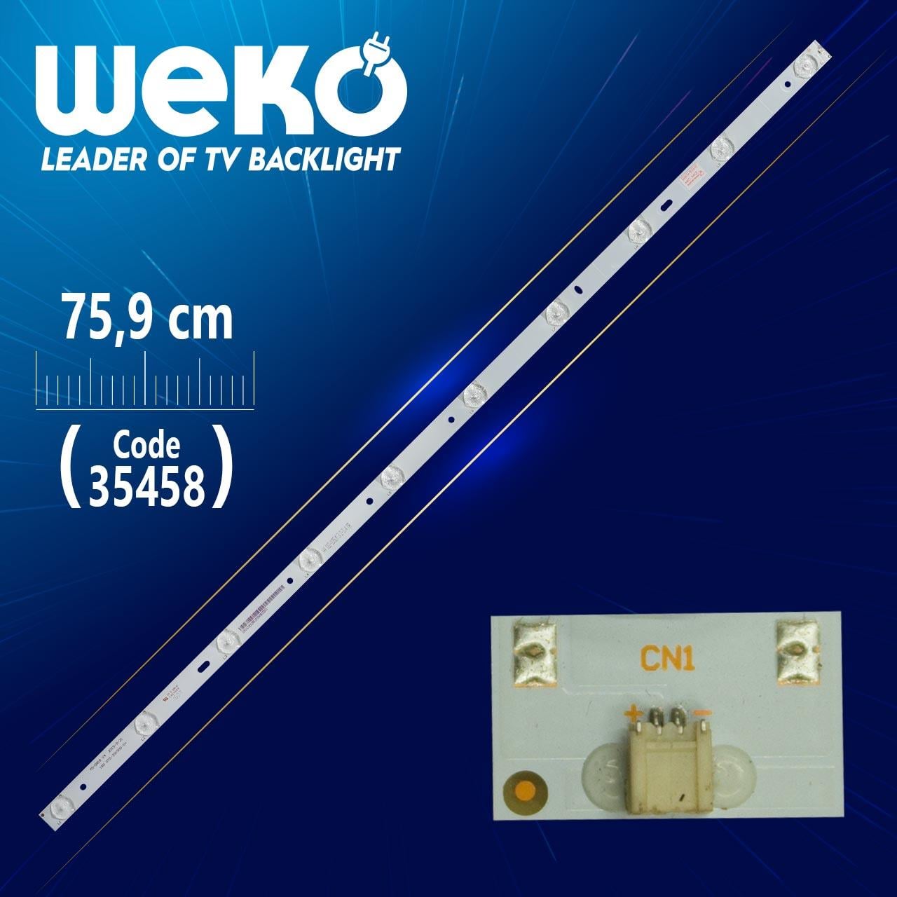 MS-0818 V5 - A4 102-105LM 3.2-3.4V 0R WR - 75.9 CM 10 LEDLİ - (WK-1014)