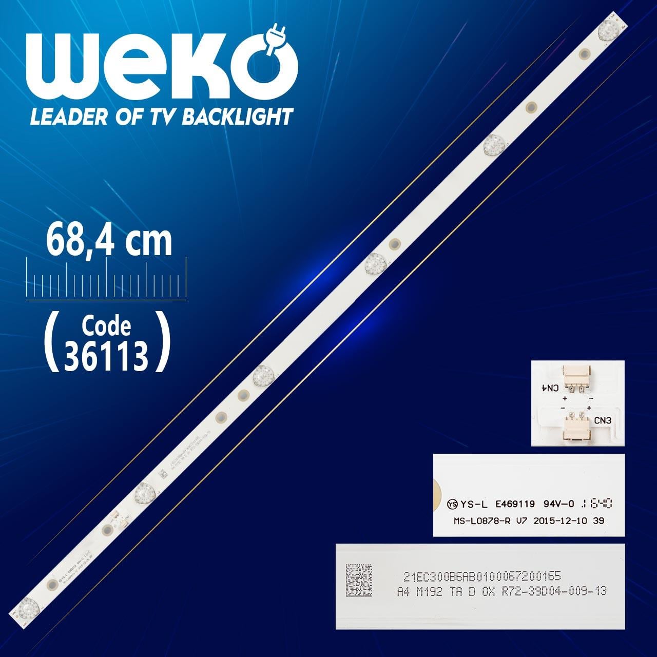 MS-L1136-R V3 MS-L0878-R V7 6 LEDLİ 68.4 CM   JS-D-JP3910-071EC E39D1000 MCPC8