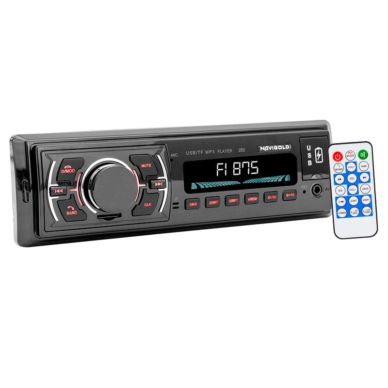 NAVIGOLD DS-252 USB/SD/FM/AUX/BT İSO SOKETLİ MEKANİKSİZ OTO TEYP 4X50 WATT