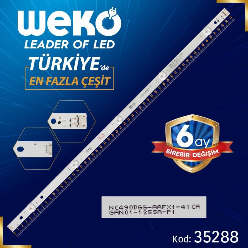NC490DGG-AAFX1-41 CA - GAN01-1255A-P1 (RIGHT) 55.5 CM TV LED BAR
