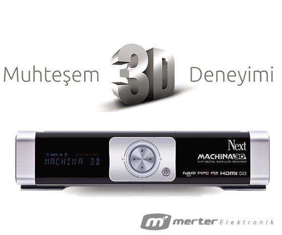 NEXT MACHINA 3D FULL HD UYDU ALICI