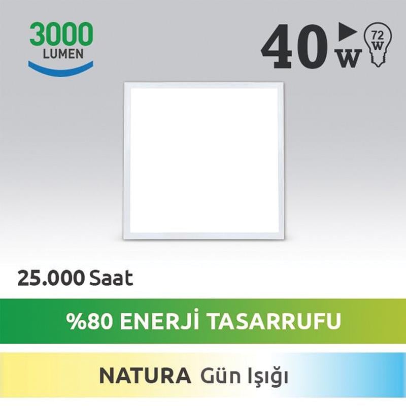 NEXTLED YE-PNL-40WG 60X60 40 WATT GÜNIŞIĞI LED PANEL GÜNIŞIĞI