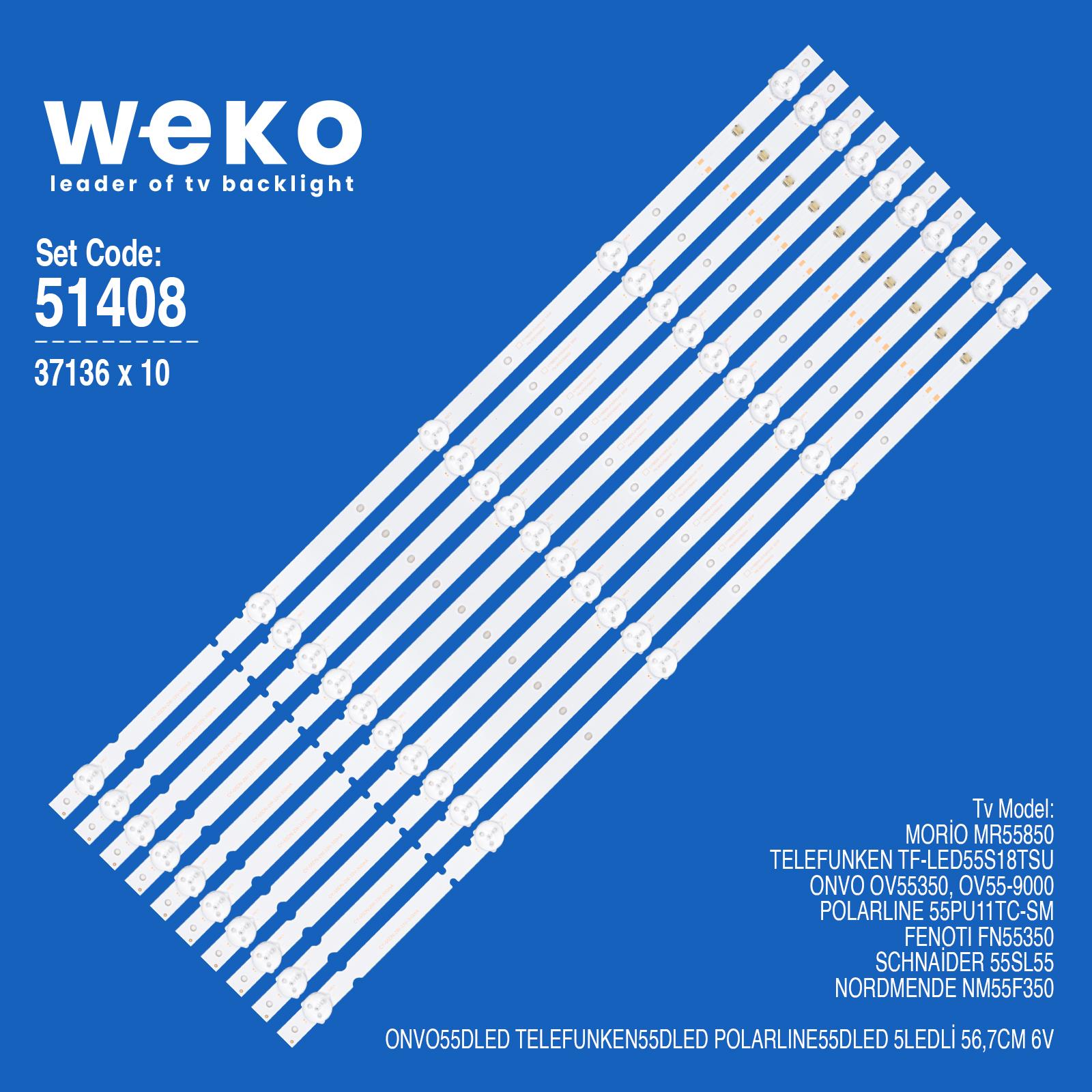 Onvo OV55-9000 55'' 10 Adet Tv Led Bar Fiyatı - Merter Elektronik