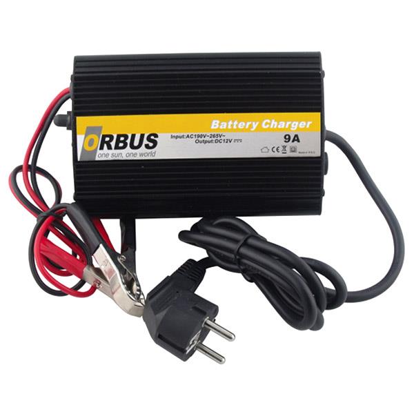 ORBUS 12 VOLT - 9 AMPER 3 SİSTEMLİ AKÜ ŞARJ CİHAZI