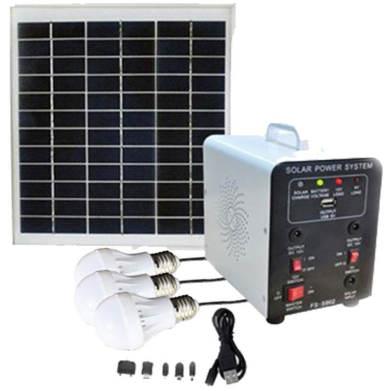 ORBUS SL-10W 10 WATT 3 LAMBALI SOLAR AYDINLATMA SETİ