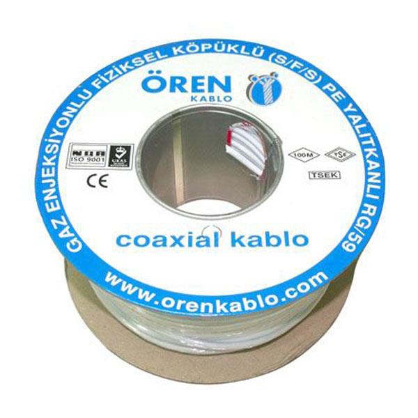 ÖREN RG59 MİNİ U-4 CU/AL MİNİ ANTEN KABLOSU (100 METRE)
