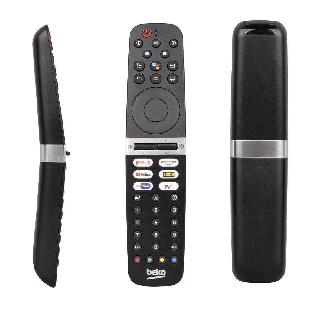 ORJINAL KL ARÇELİK-BEKO-GRUNDIG NETFLIX-EXXEN-YOUTUBE-BEINCONNECT-TV+ TUŞLU SES KOMUTLU LCD TV KUMANDA