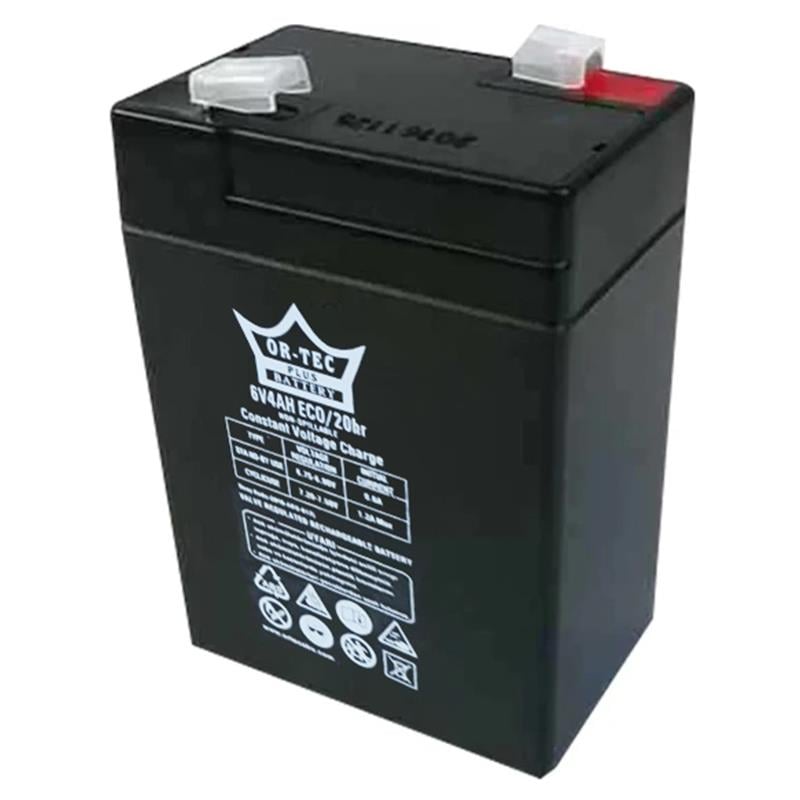 ORTEC 6 VOLT - 4 AMPER IŞILDAK AKÜSÜ (70 X 48 X 101 MM)