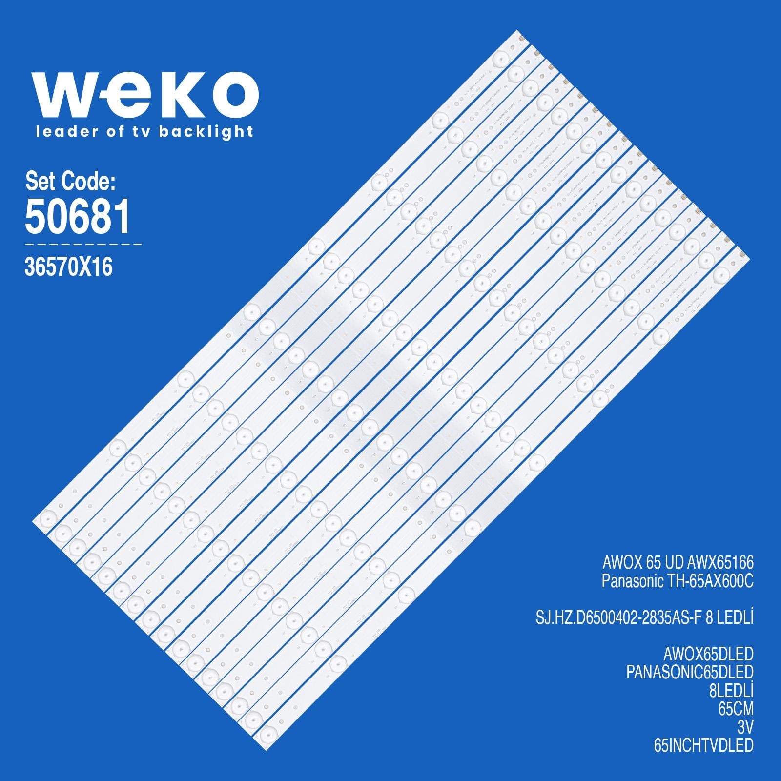 Panasonic TH-65AX600C 65'' inç 16 Adet Tv Led Bar Fiyatı - Merter Elektronik