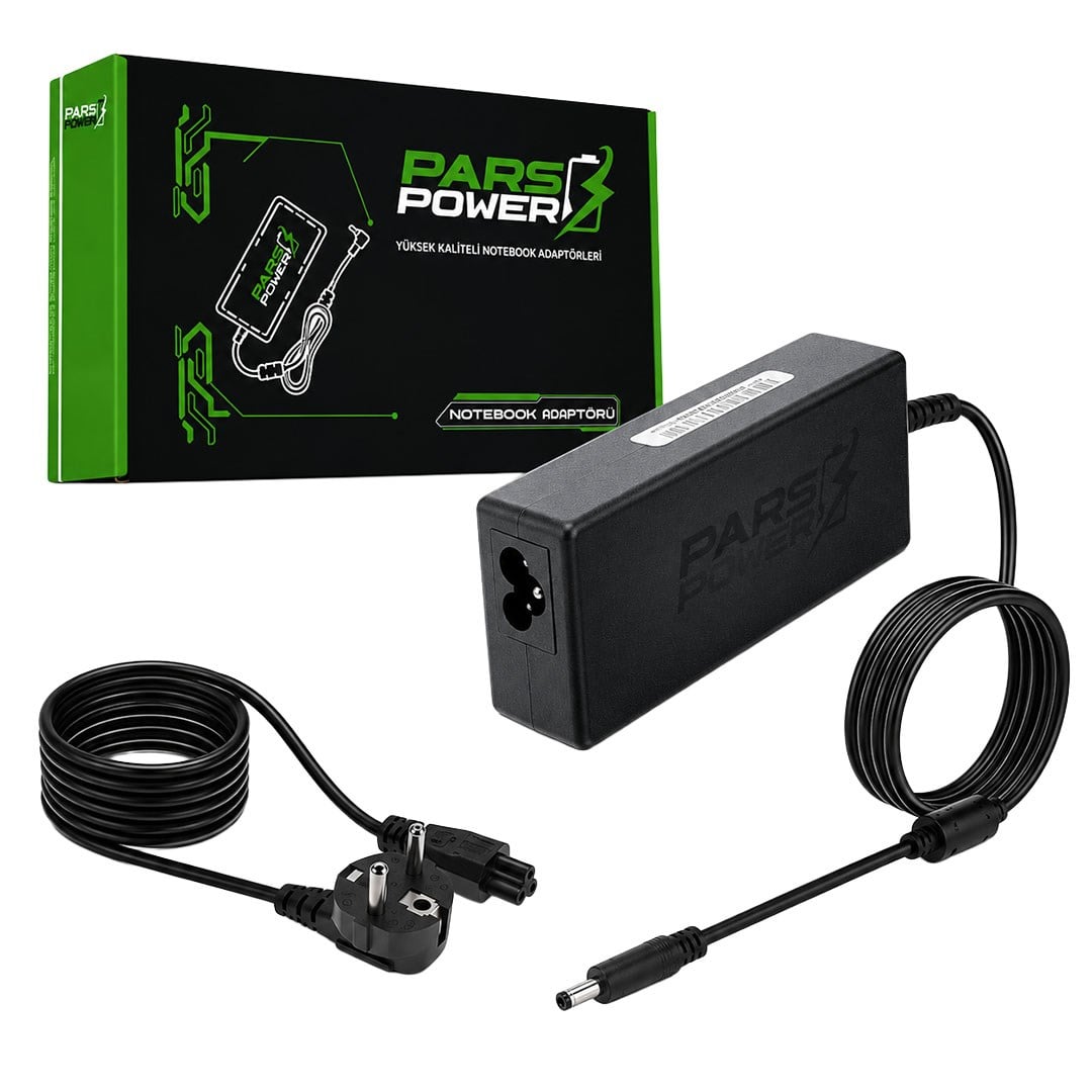 PARSPOWER PRS-018 PLASTİK KASA 19.5V 3.34A 65W (4.5*3.0MM) STANDART NOTEBOOK ADAPTÖR Fiyatı - Merter Elektronik